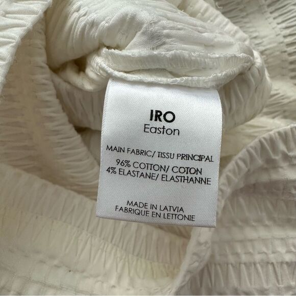 IRO Easton Mini Dress in White Size 38 (6 US) - Picture 8 of 9